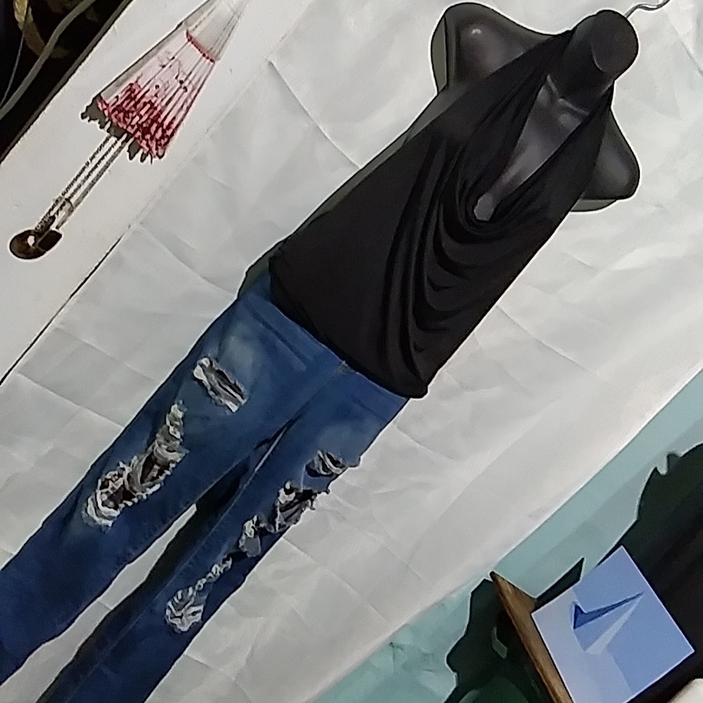 Jeans AND BLOUSE